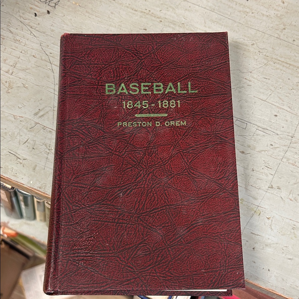 Red Baseball Book